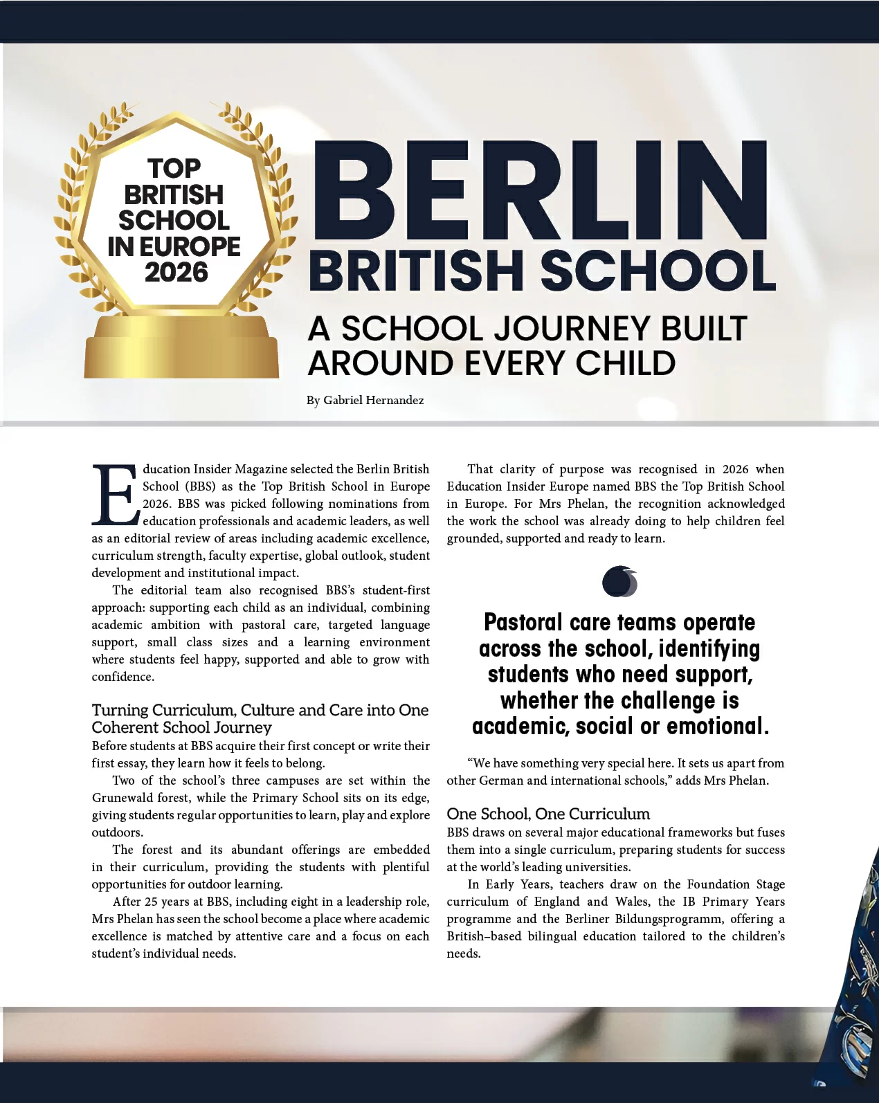 British Educational Services  | Education Insider Magazine