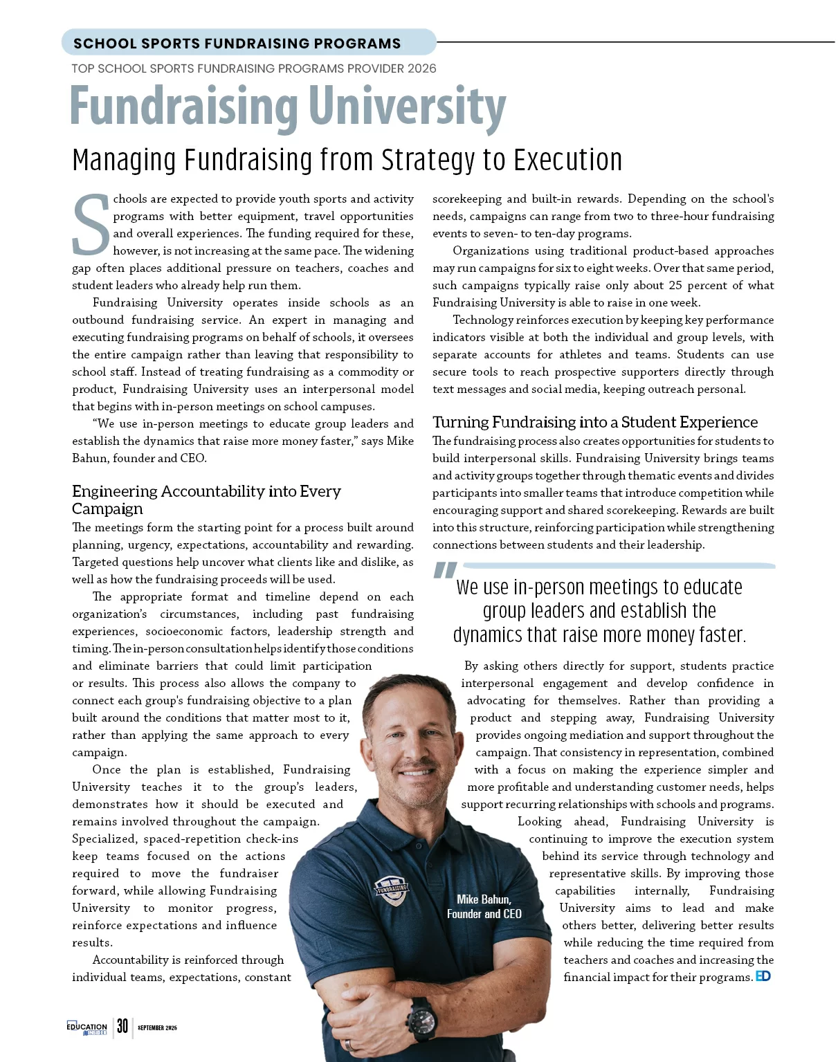 Fundraising Services | Education Insider Magazine